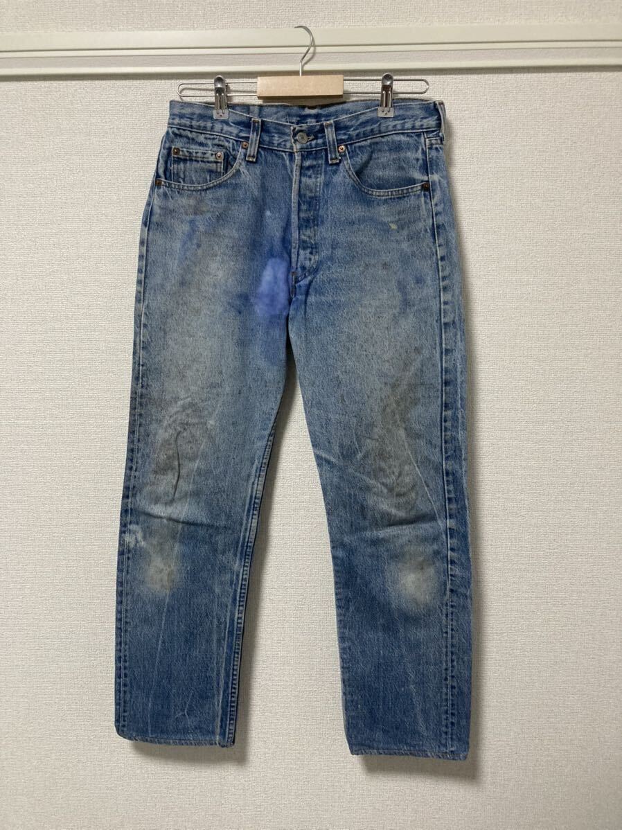 80s Levis リーバイス 501 デニムパンツ 黒カンヌキ ジーンズ USA製 ヴィンテージ W33☆70s 60s 505 517 赤耳 66前期 BIGE XX 大戦の画像1