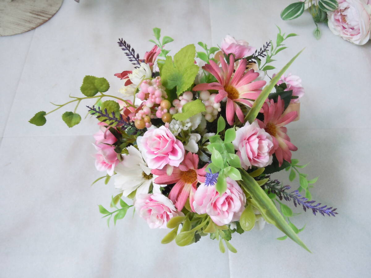  бесплатная доставка *.. цветок te-ji-. корзина организовать * розовый * натуральный аранжировка цветов сад способ искусственный цветок День матери . видеть Mai .
