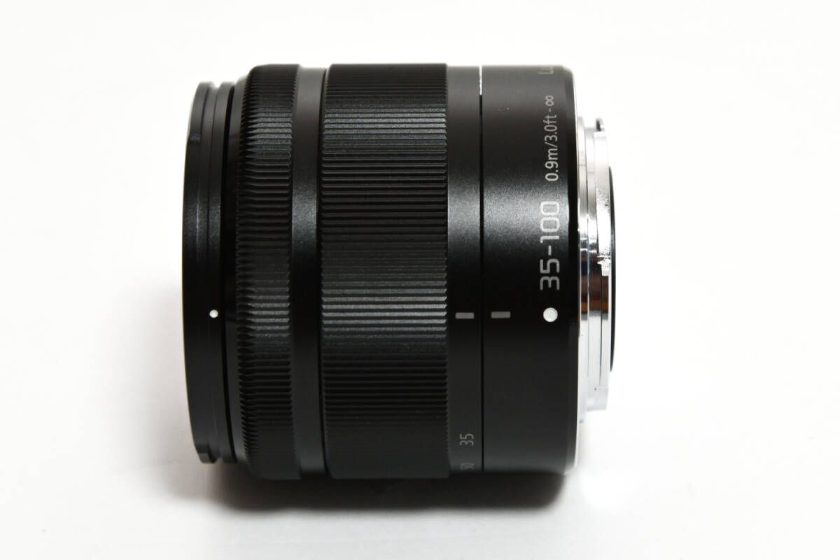 ■新品同様美品 LUMIX G VARIO 35-100mm/F4.0-5.6 ASPH./MEGA O.I.S H-FS35100-K [ブラック] マイクロフォーサーズレンズの画像2