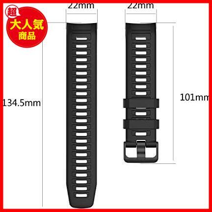 ★ネイビー★ ガーミン用 Instinct 2 / Instinct Tactical/Instinct Tide/Instinct用 バンド 交換バンド ベルト 交換キット腕時計バンド_画像5