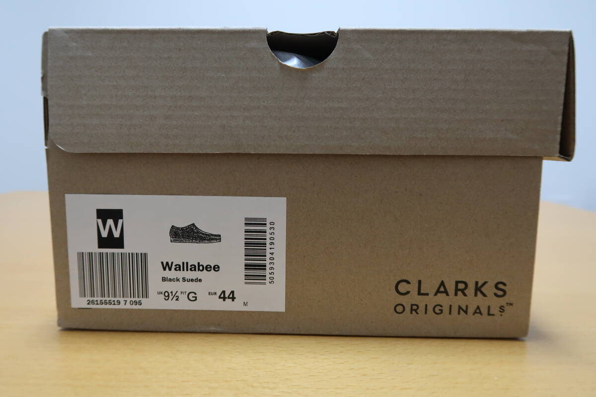 ☆★CLARKS クラークス ワラビー ブラック 黒 スエード 26155519 UK9.5 27.5cm 1回使用 送料無料★☆_画像8