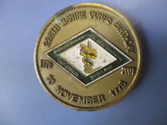 #3272 チャレンジコイン 2枚 USMC＆EAGLE DONOR(イーグルドナー CFC)の画像4