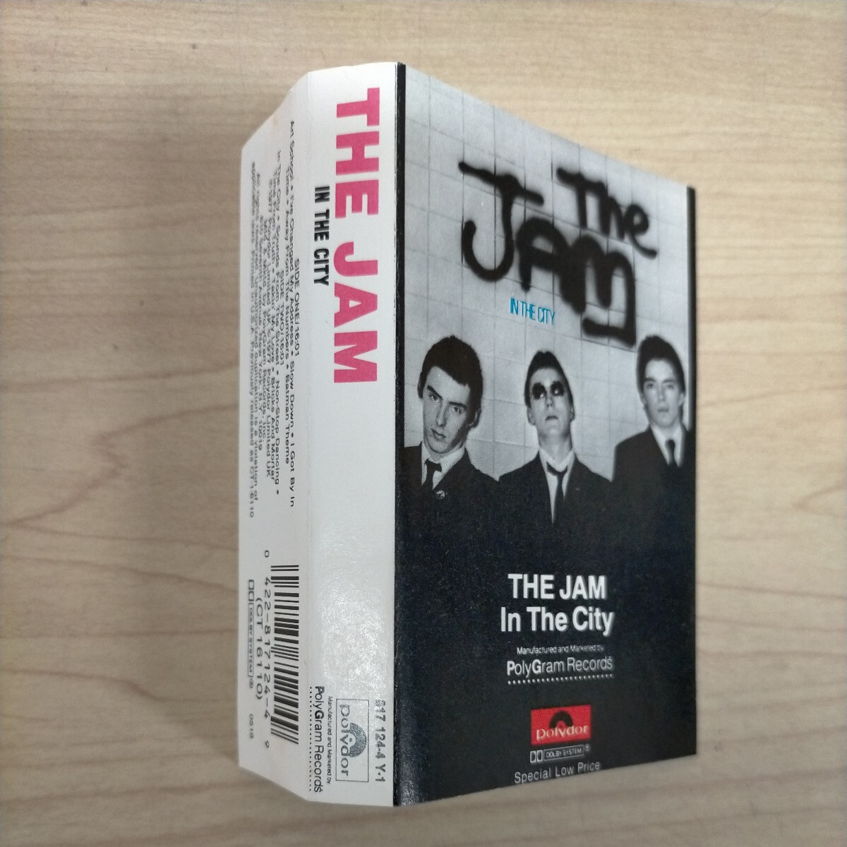 THE JAM ジャム IN THE CITY 1ST カセットテープ◎中古/再生未確認/ノークレームで/現状渡し/ケースひび割れ/UK盤の画像7