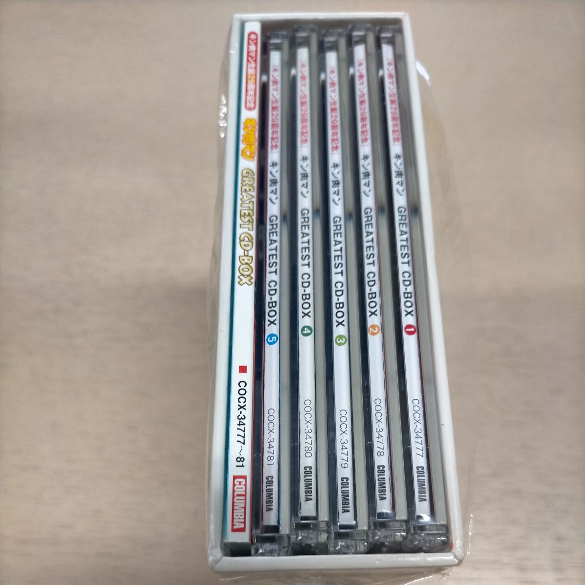 キン肉マン 誕生29周年記念 GREATEST CD-BOX◎中古/再生未確認/ノークレームで/現状渡し/ケース 歌詞 スレ少キズ傷み/少年ジャンプ