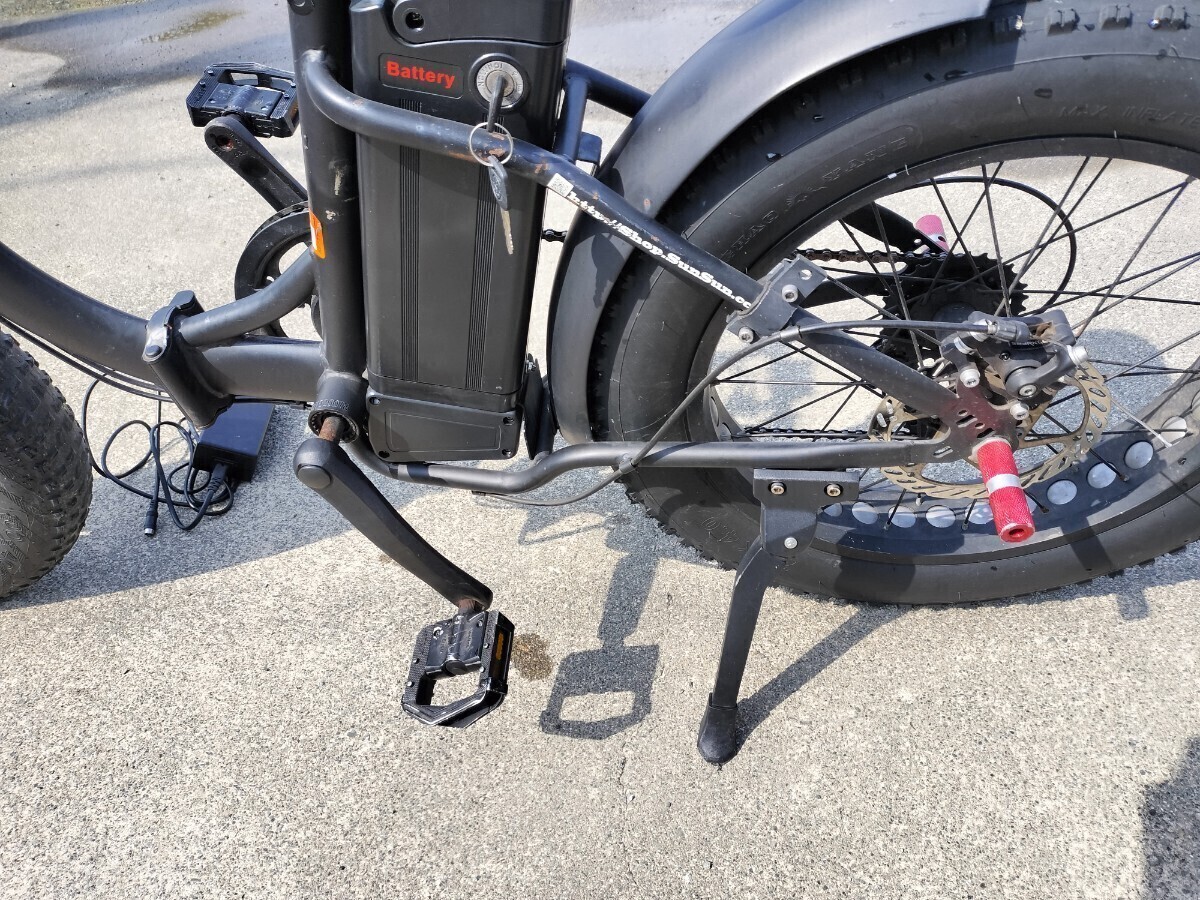 電動アシスト自転車 HYBRID電動ファットバイク自転車G-Cruiser 20 電動自転車 ジャンク扱いで出品します 引取りに来られる方限定です。の画像4