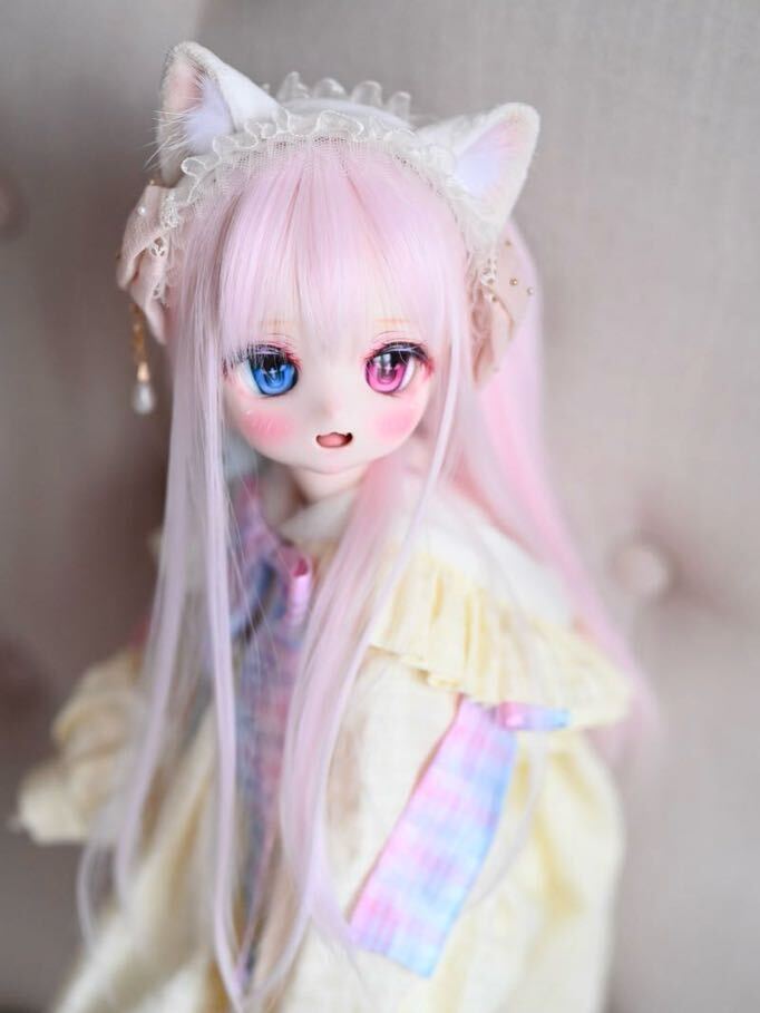 [. урок после вампир ]DDH-01 semi белый . custom head + I + парик 