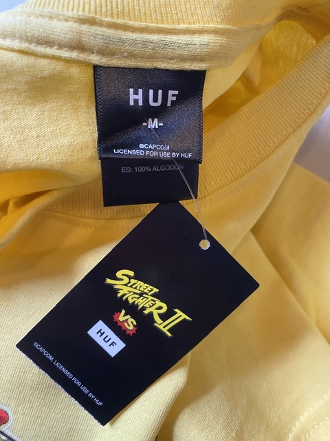 M（us)即決　新品未使用 HUF & STREET FIGHTER II CAMMY S/S TEE キャミー　ストリートファイターII _画像2