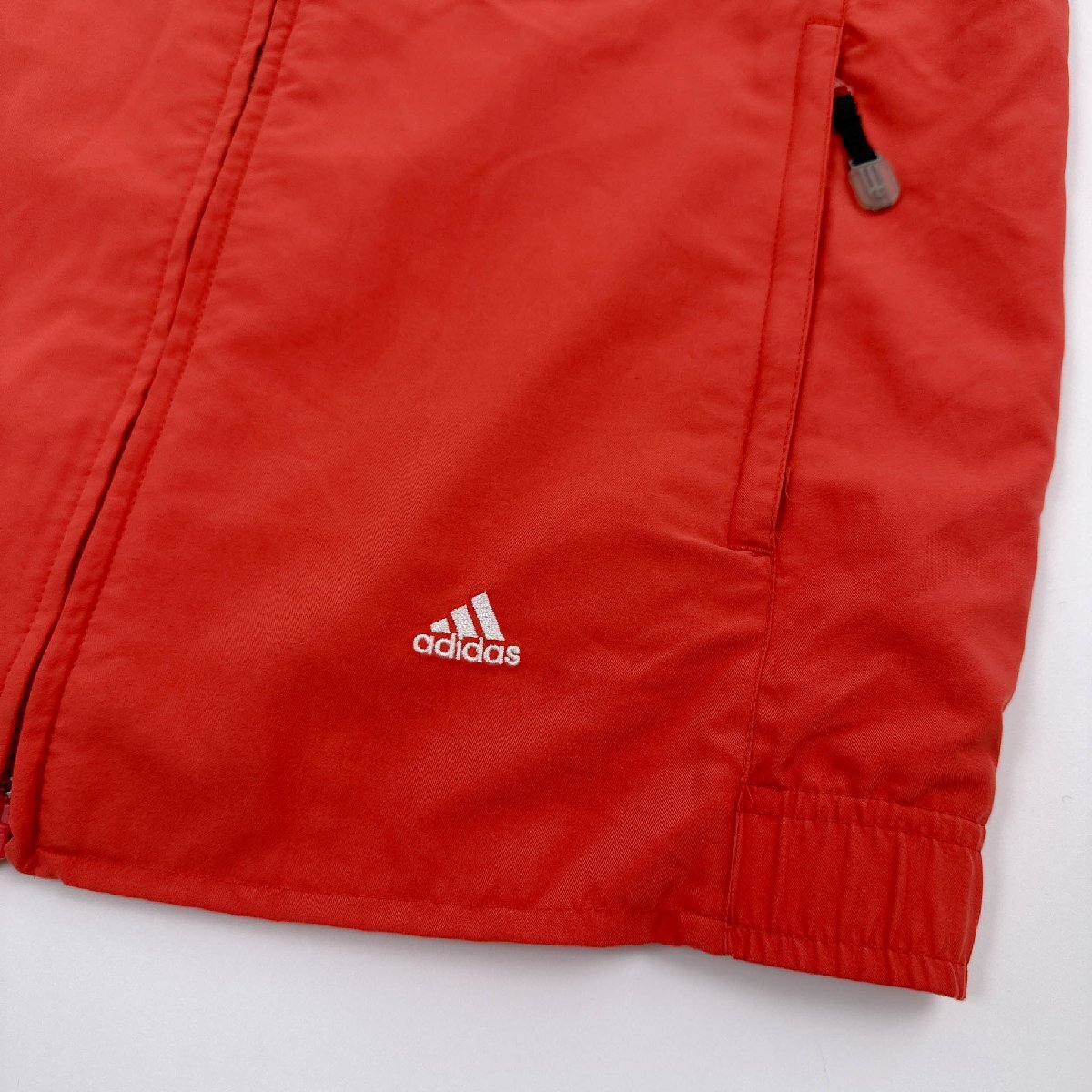 adidas GOLF アディダスゴルフ CLIMAPROOF 裏メッシュ ジップアップ ベスト ジャケット L / オレンジ レディース スポーツの画像4