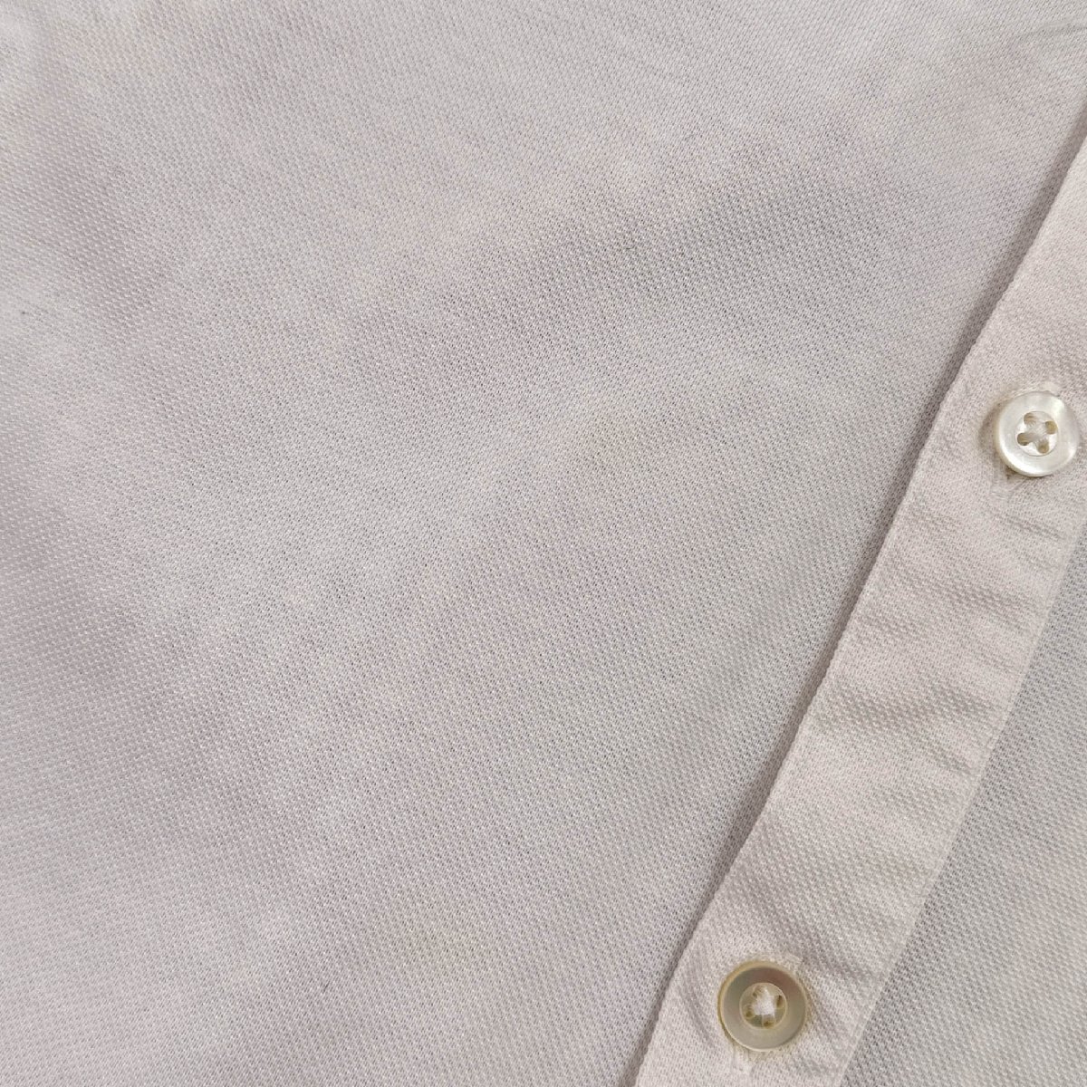 FRED PERRY フレッドペリー ギンガムチェック 切り替え 半袖シャツ サイズ L /ヒットユニオン/ホワイト×グレー/メンズの画像4