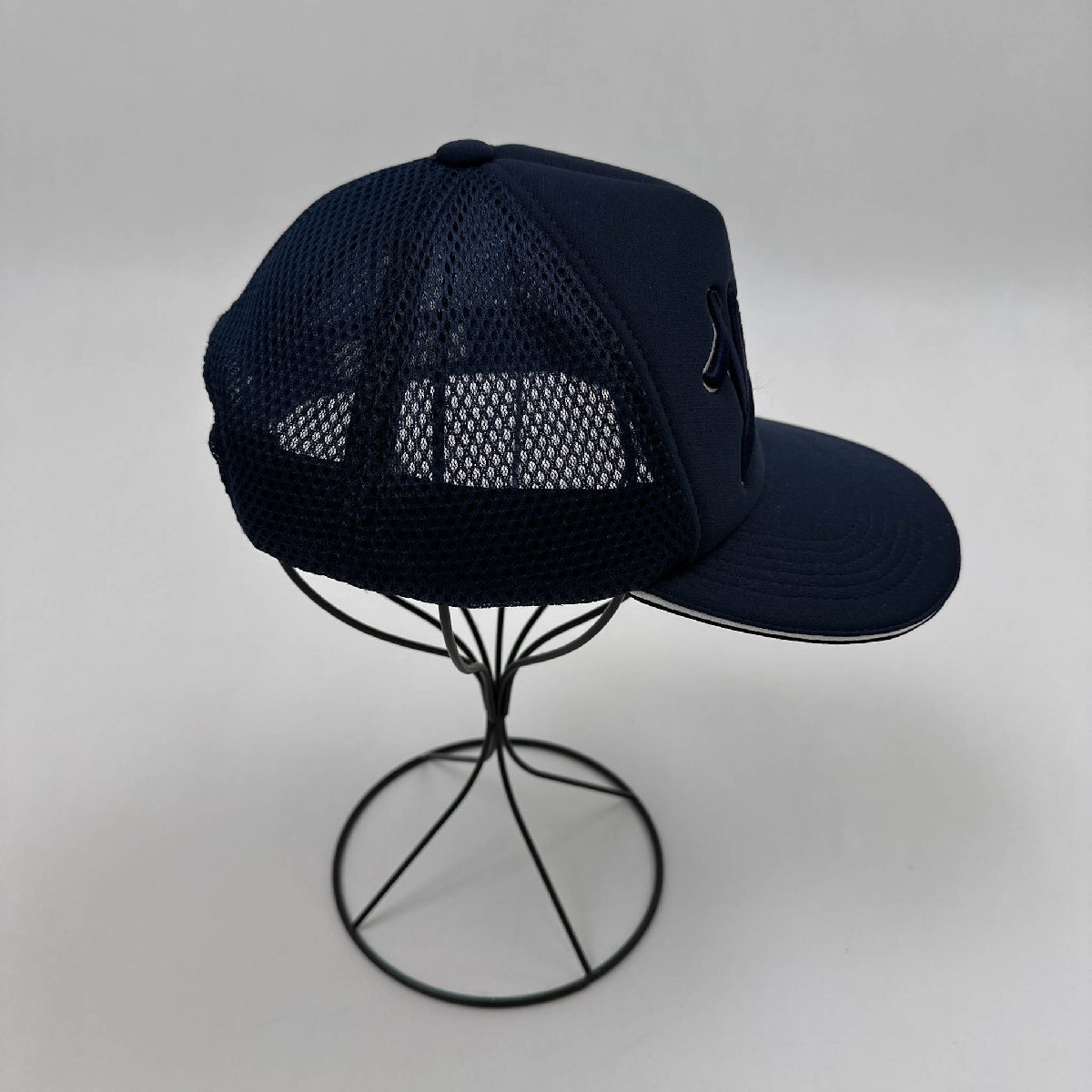 VAN JAC ロゴデザイン ベースボール メッシュ キャップ 帽子 フリーサイズ Fサイズ/ネイビー 紺系/アイビー トラッドの画像4