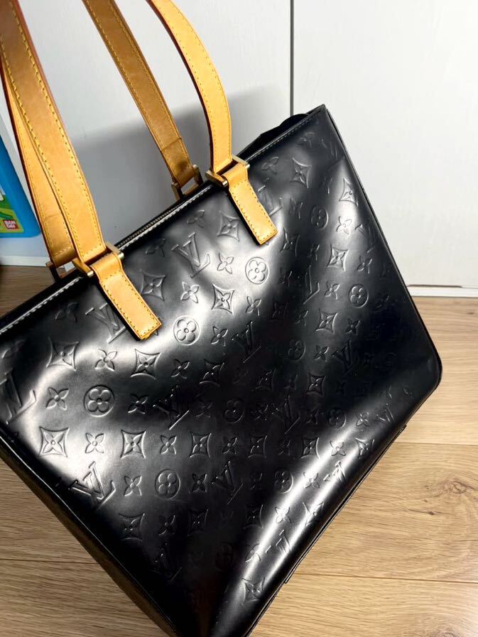 【1円〜】LOUIS VUITTON ルイヴィトン ハンドバッグ トートバッグ コロンバス　モノグラム ヴェルニ バッグ シリアルナンバーCA0939_画像3