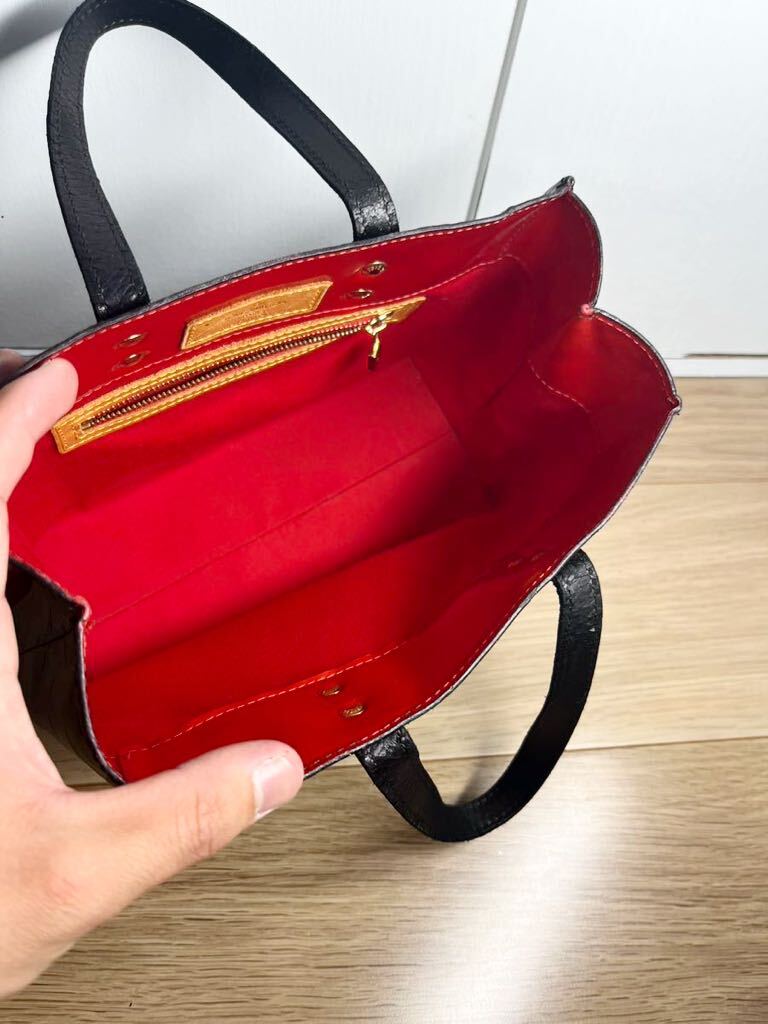 【良品】1円〜　LOUIS VUITTON ルイヴィトン ハンドバッグ ヴェルニ リードPM ブラック 