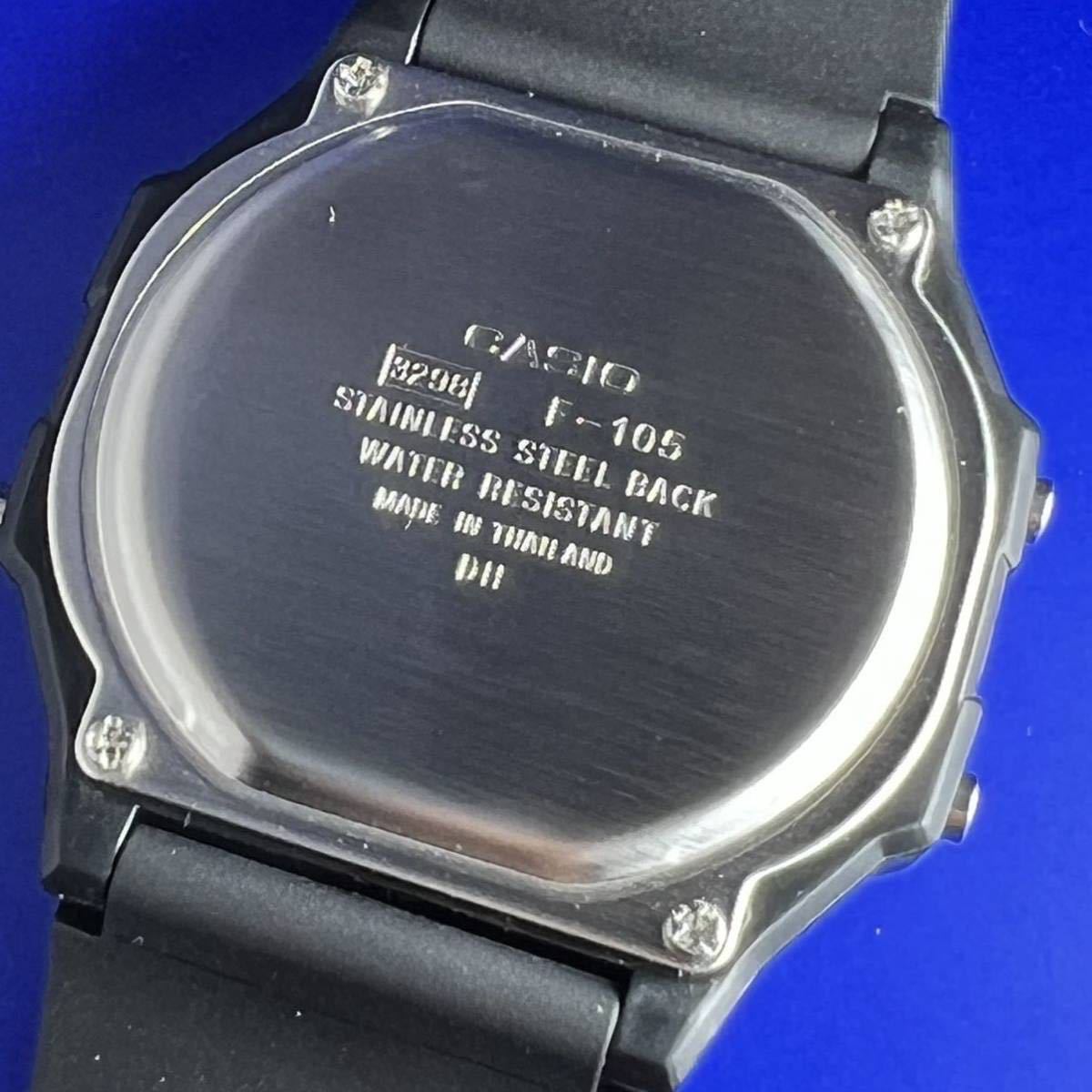 新品 CASIO F-105W デジタル腕時計 カシオコレクション_画像9