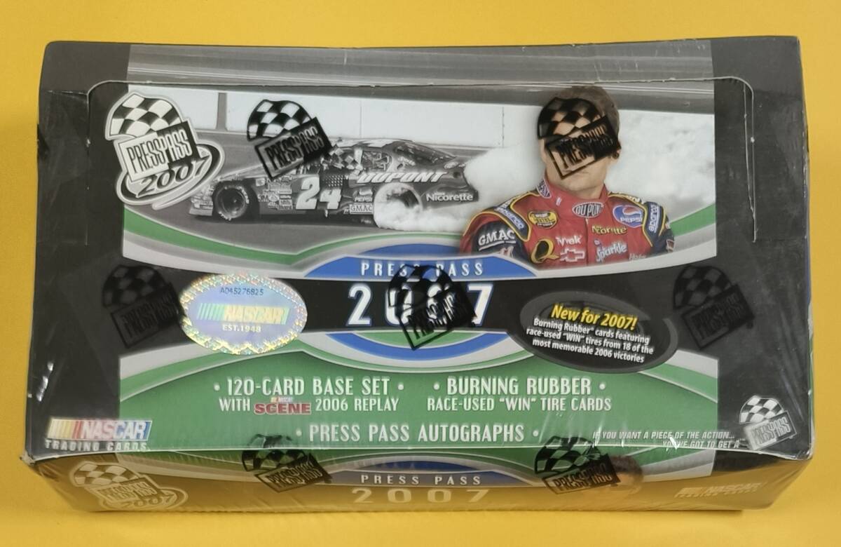 2007 PRESS PASS NASCAR TRADING CARD BOX_画像1