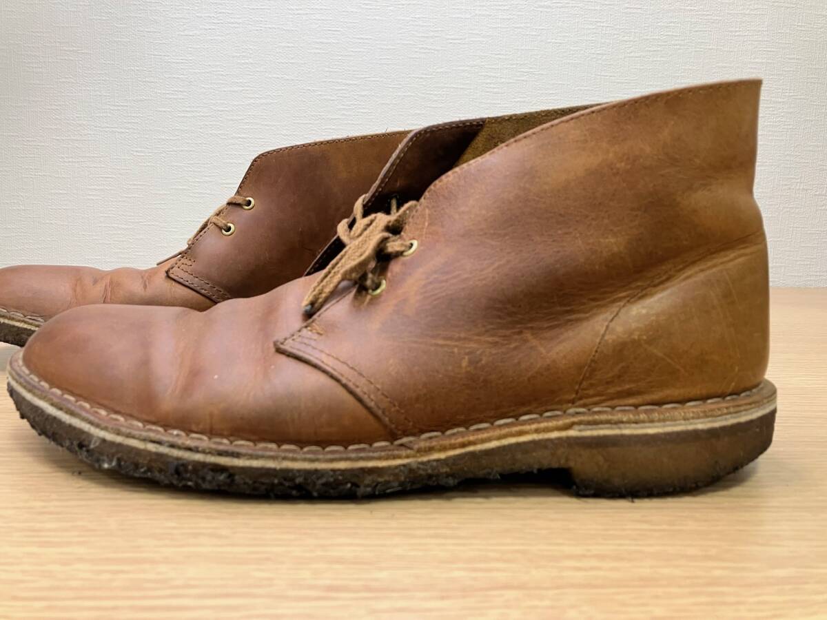 14812 Clarks クラークス ORIGINALS オイルド レザー デザートブーツ 茶系 78258 9.5 M 27.5cm ※説明と画像をご確認下さい！の画像3