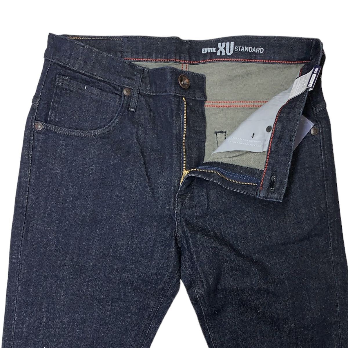  Edwin W36 402 XV tight Denim made in Japan EDWIN GENUINE QUALITY JEANS jeans Zip fly EX402-100