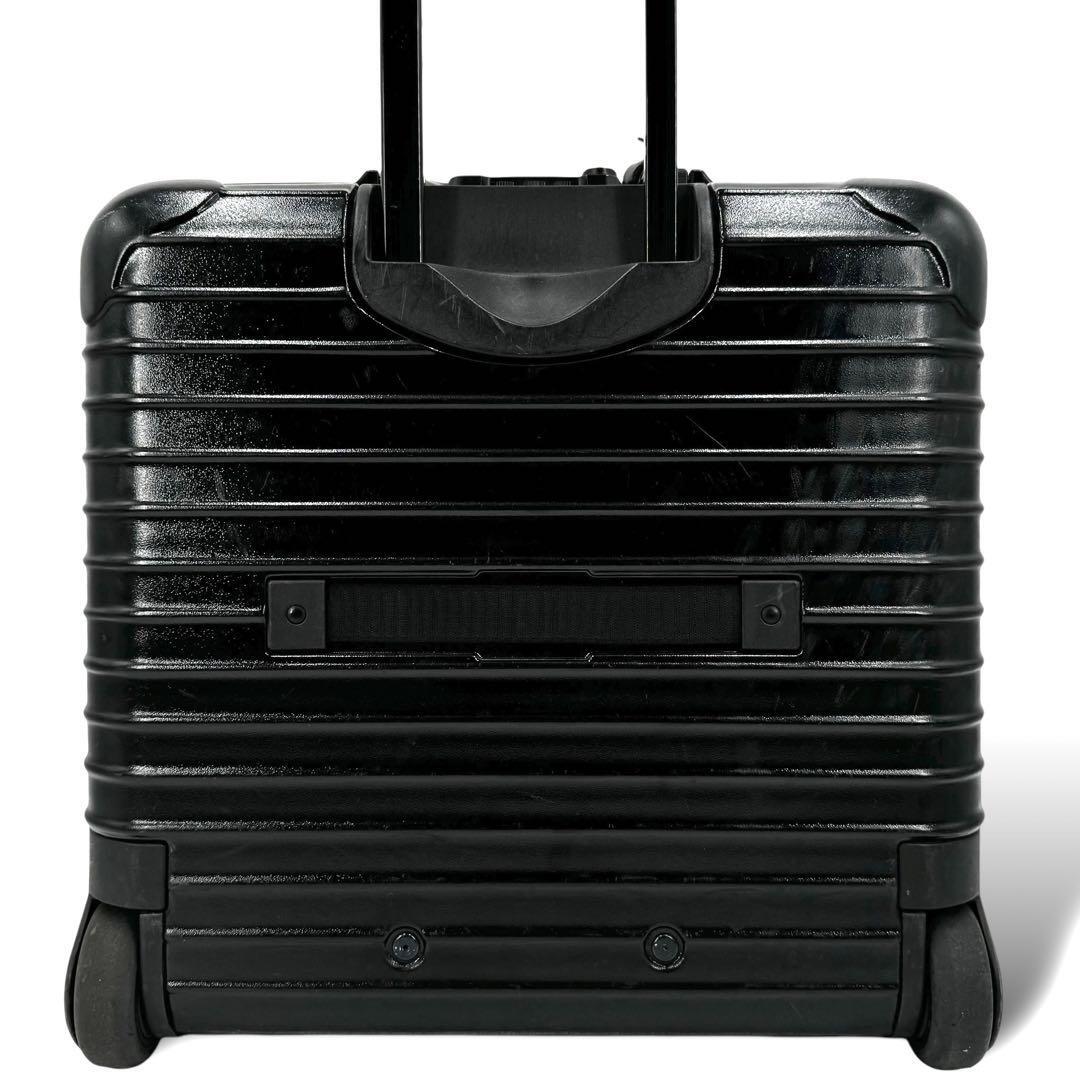  beautiful goods Rimowa RIMOWA suitcase Carry case machine inside bringing in 2 wheel Logo black 