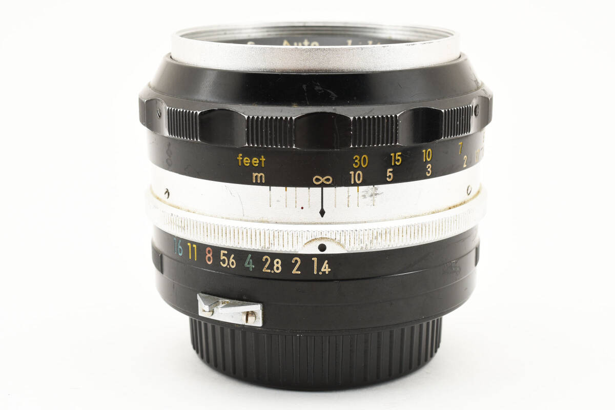 ★希少良品★ニコン NIKON NIKKOR-S Auto 5.8cm 58ｍｍ F1.4 PAT.PEND 刻印あり L1280#2796_画像9