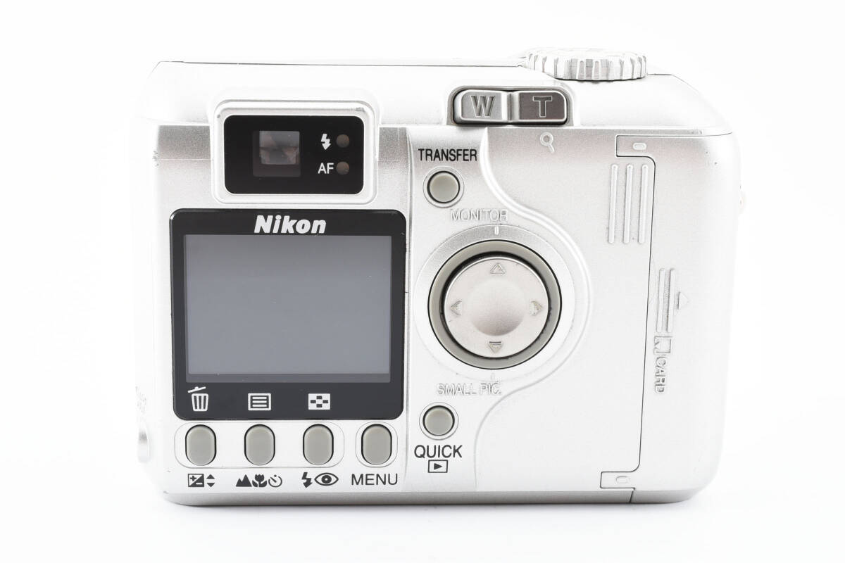 ★良品★ニコン Nikon Coolpix E885 シルバー コンパクトデジタルカメラ L300#2851_画像6