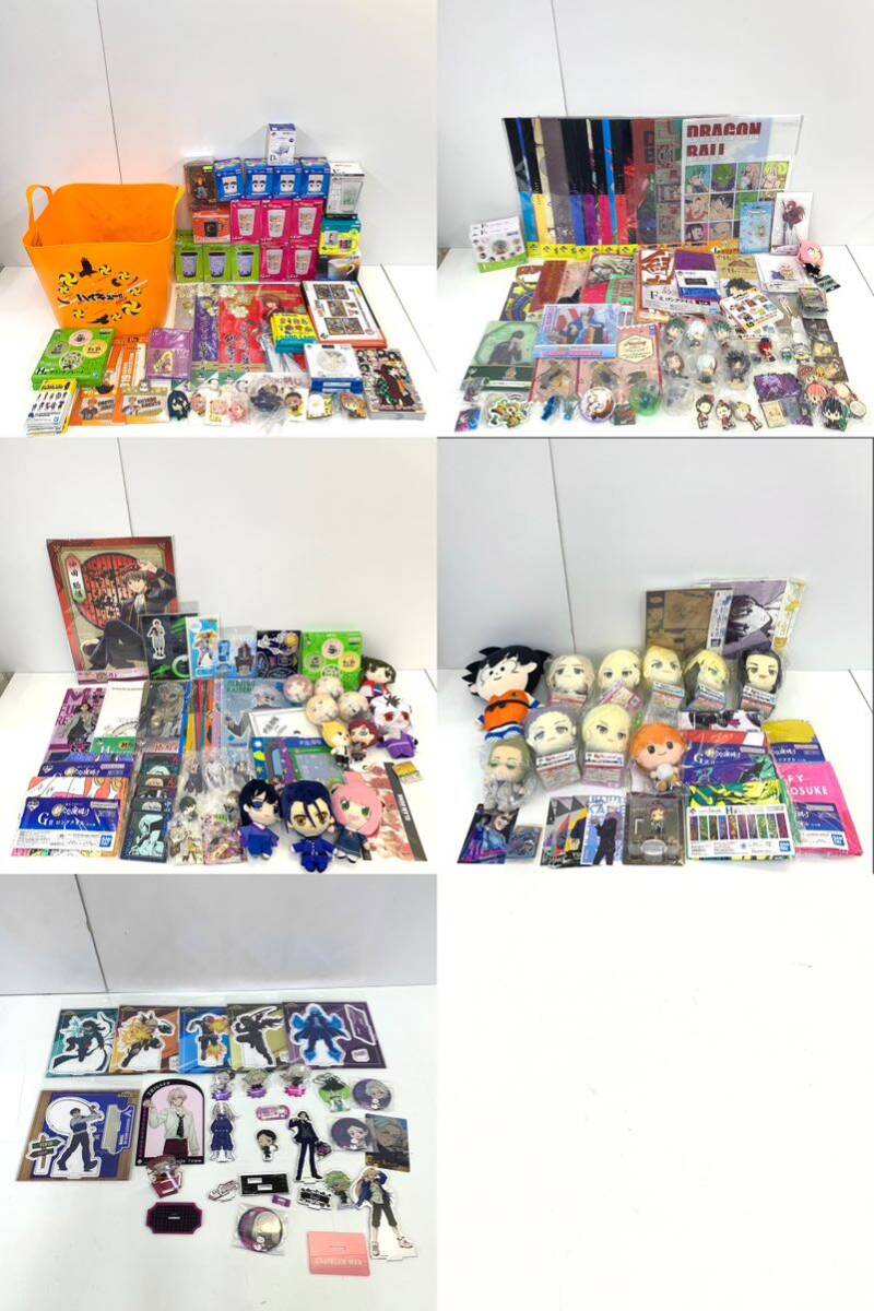 067B395★【中古/現状品】一番くじ下位賞 他 少年誌系 キャラクターグッズ まとめ セット ドラゴンボール/るろうに剣心/ハイキュー/銀魂_画像1