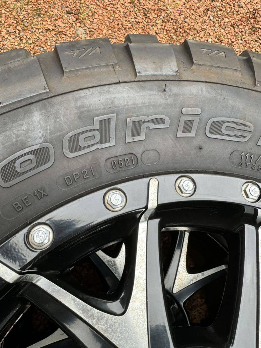 ソリッドレーシングBFグッドリッチ マッドテレーンKM2 255/75R17ランクル150プラド中期後期120プラドFJクルーザー125ハイラックスサーフ215_画像7