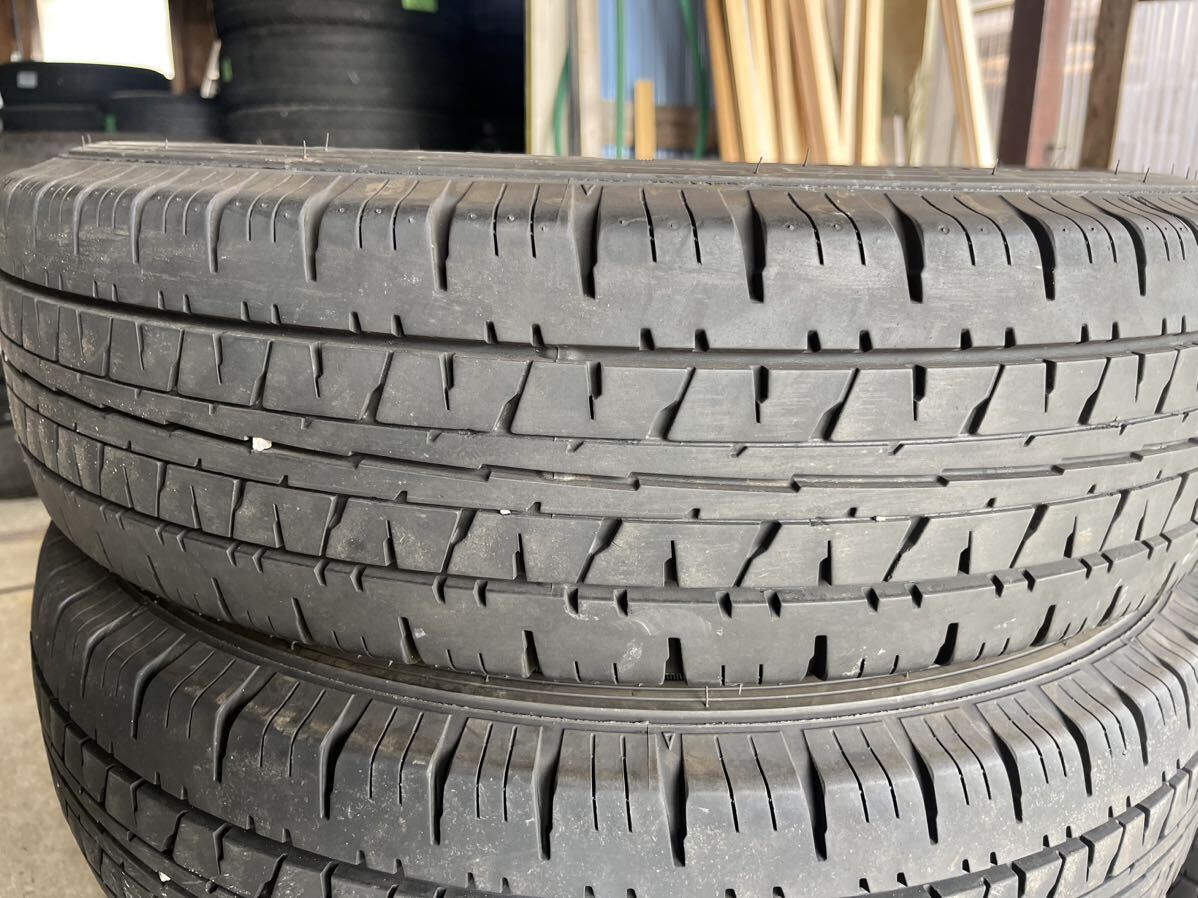 【送料無料】ダンロップ 195/80R15 107/105L LT エナセーブ VAN01 2023年製 中古 4本　8〜9分山 S2_画像2