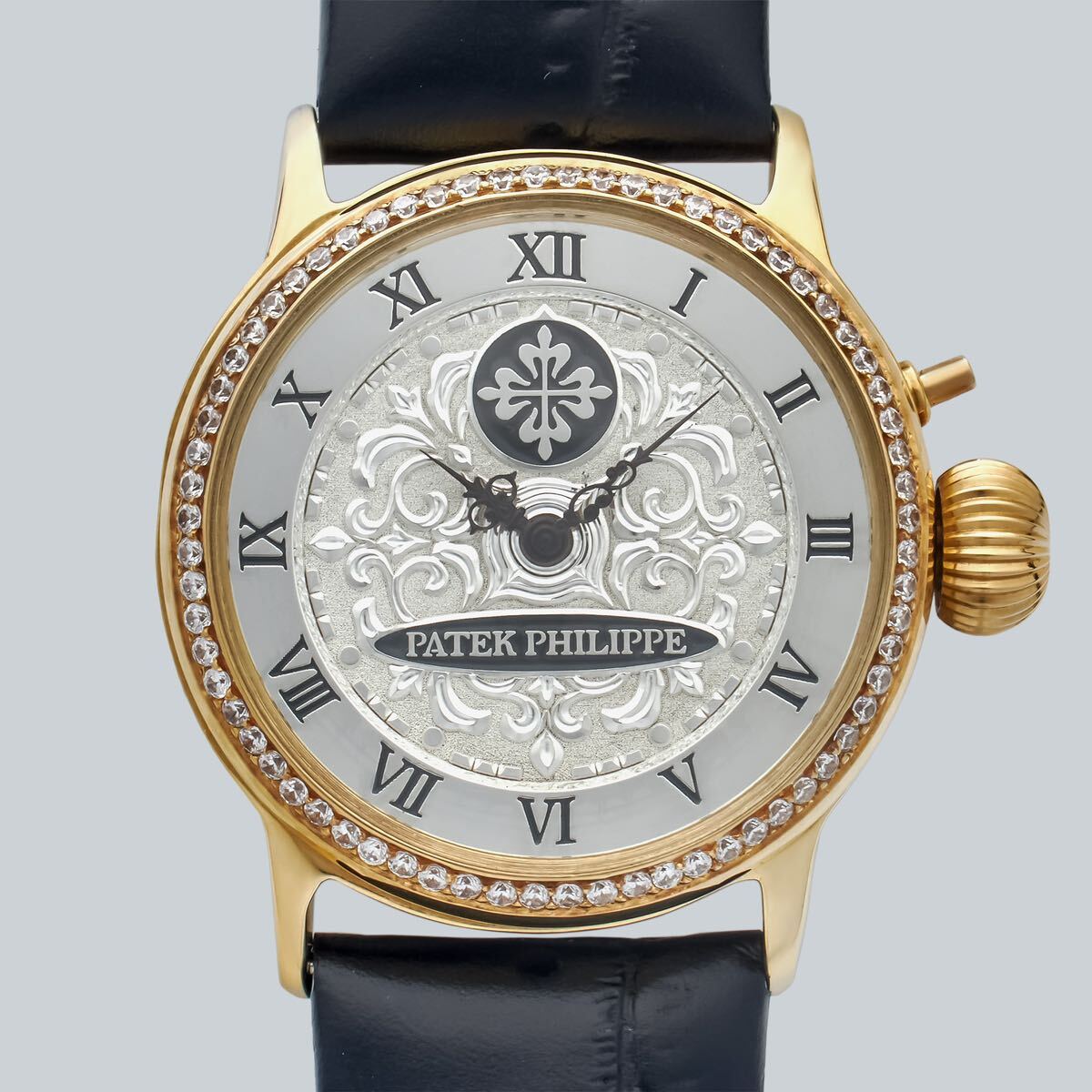 アンティーク Marriage watch Patek Philippe 懐中時計をアレンジした40mmのメンズ腕時計 半年保証 手巻き スケルトンの画像1