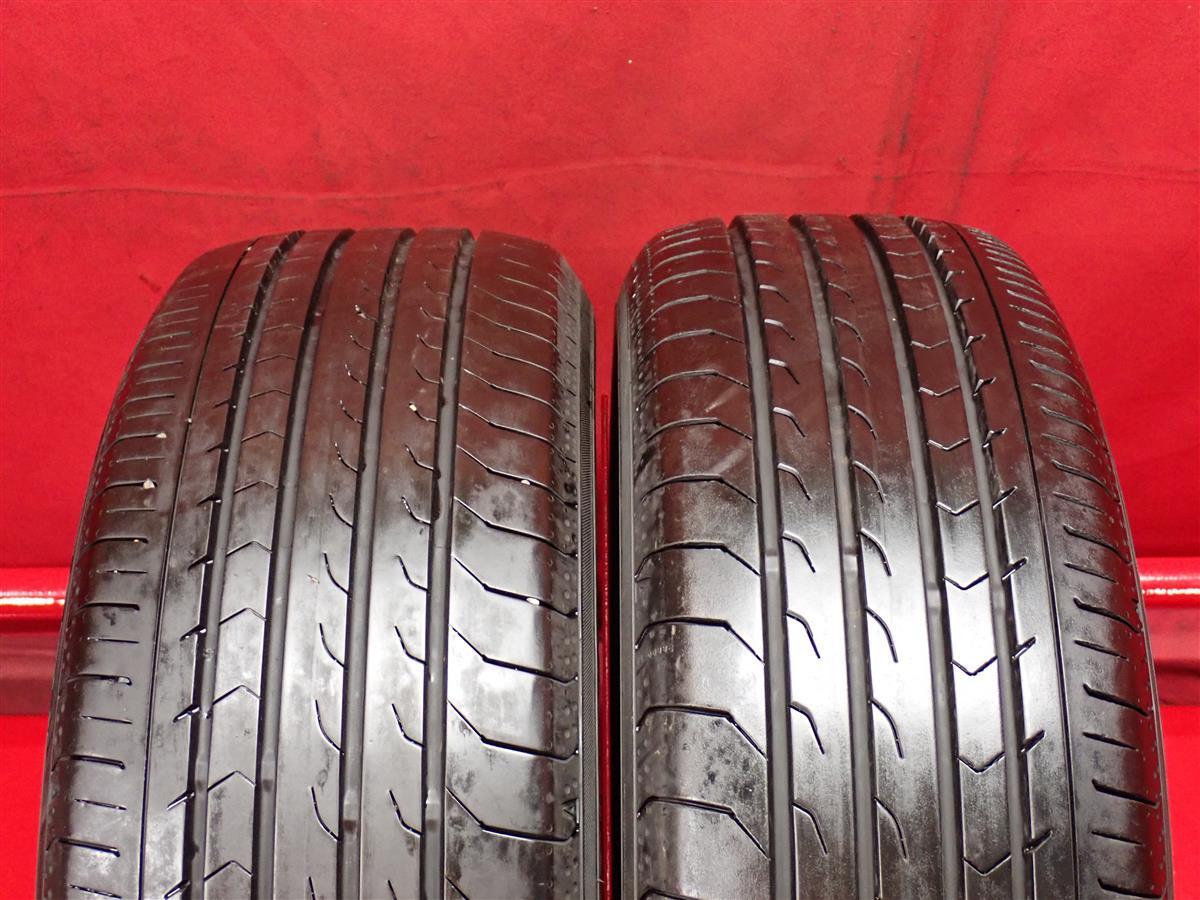 タイヤ2本 《 ヨコハマ 》 ブルーアース RV-03 [ 195/60R16 89V ]8.5分山★ ミニバン用 セレナ ウィッシュ ラフェスタ n16_画像1