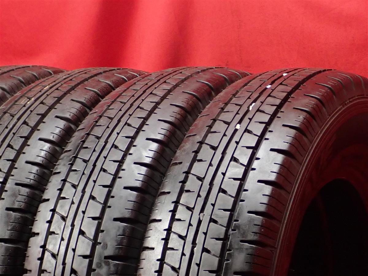 タイヤ4本 《 ダンロップ 》 エナセーブ VAN01 [ 195/80R15 103/101L , 107/105L ]9.5/8.5分山★ 商用車 ハイエース キャラバン コモ n15_画像4