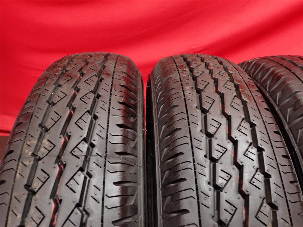 中古タイヤ 155/80R14 88/86N 4本セット ブリヂストン V600 BRIDGESTONE V600 9分山★n14 商用車 プロボックス サクシード_画像6