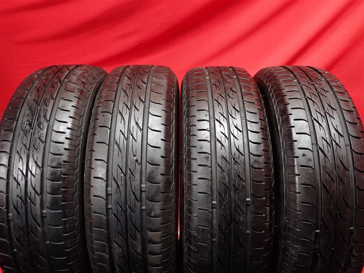 中古タイヤ 175/65R14 82S 4本セット ブリヂストン ネクストリー BRIDGESTONE NEXTRY 8.5分山★n14 bB カローラ フィット キューブ ノート_画像1