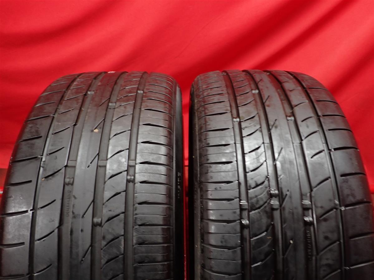 中古タイヤ 245/40R18 93W 2本セット コンチネンタル コンチ マックス コンタクト MC5 CONTINENTAL ContiSportContact MC5 8.5分山★n18_画像1