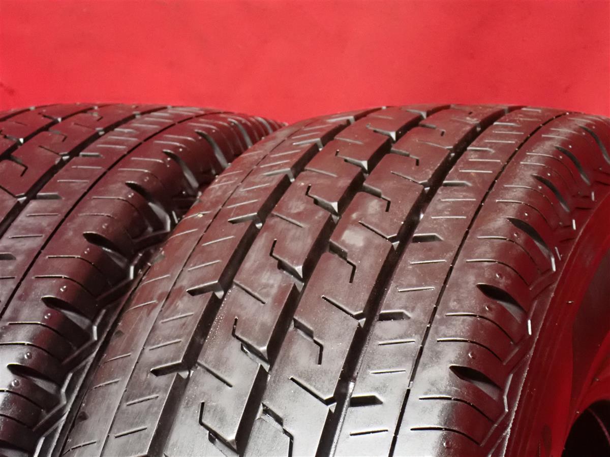 中古タイヤ 185/75R15 106/104N 2本セット ブリヂストン エコピア R710 BRIDGESTONE ECOPIA R710 8.5分山★n15 キャラバン バン ダイナ・・_画像4