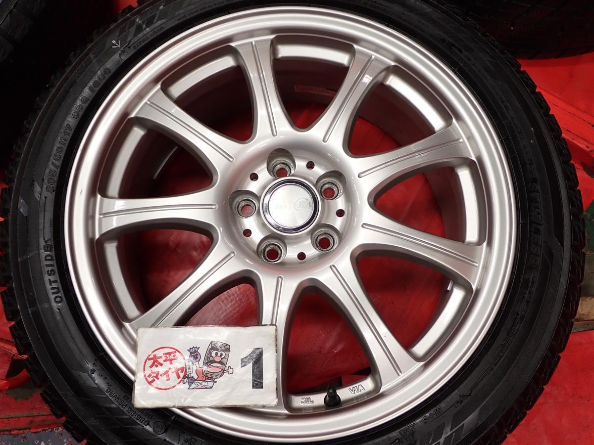 スタッドレス LAYCEA ( レイシア ) ZY+ ヨコハマ アイスガード6IG60 [ 215/55R17 ] 9/8.5分山★ BRZ インプレッサ 等にstwt17_画像5