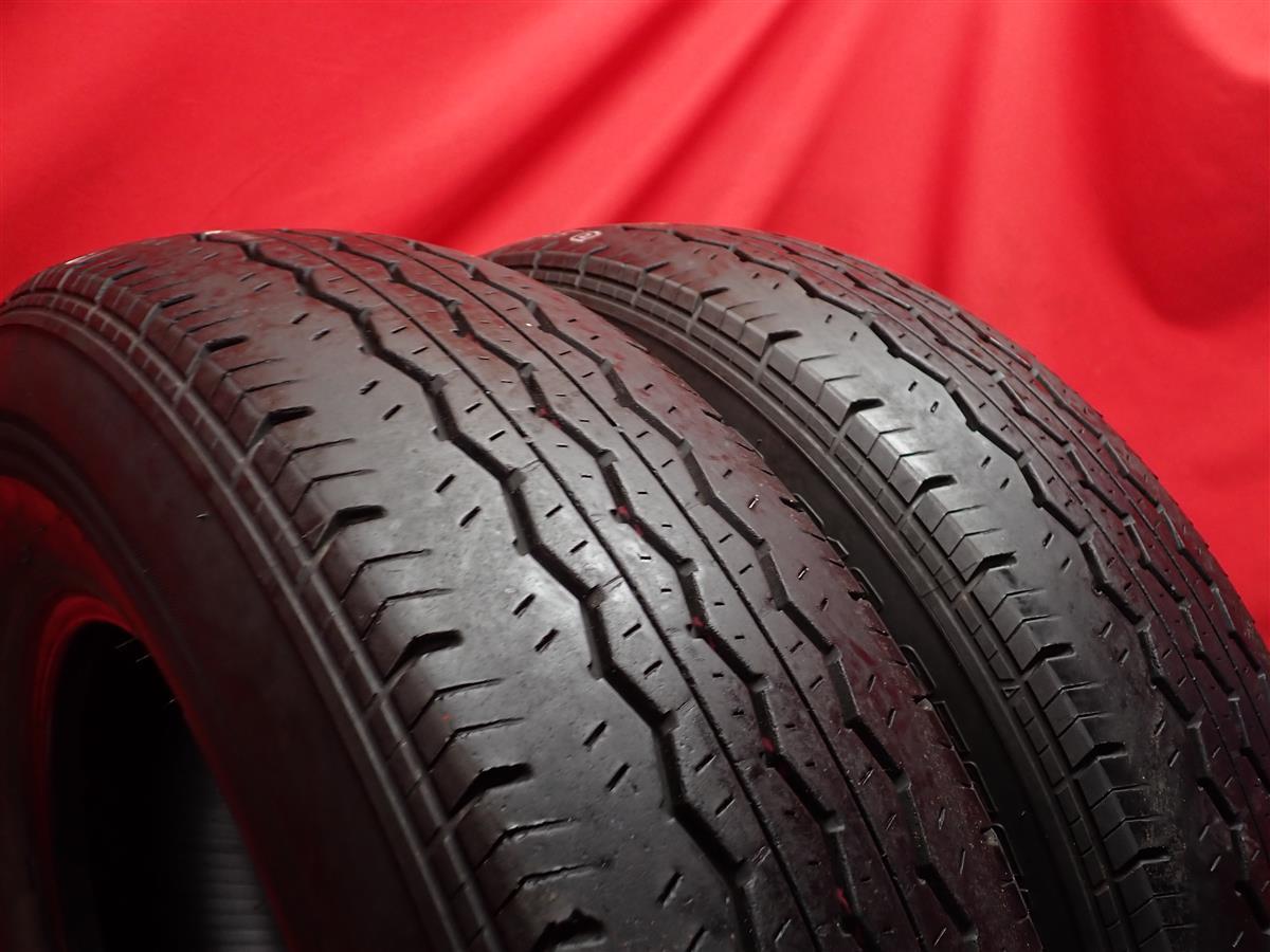 中古タイヤ 195/80R15 107/105L 2本セット ブリヂストン RD・613V BRIDGESTONE 613V 7.0分山★n15 商用車 ハイエース キャラバン コモ_画像3