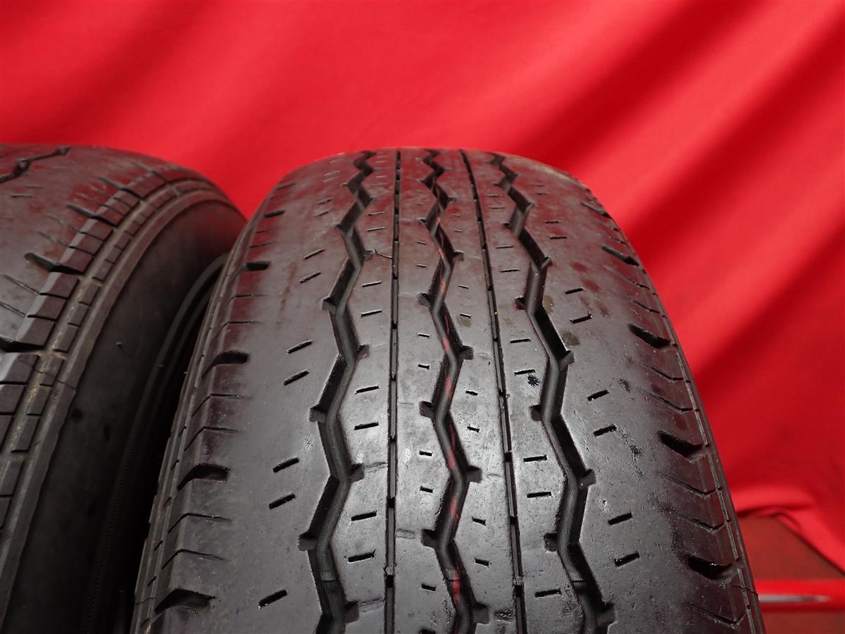 中古タイヤ 195/80R15 107/105L 2本セット ブリヂストン RD・613V BRIDGESTONE 613V 7.0分山★n15 商用車 ハイエース キャラバン コモ_画像7