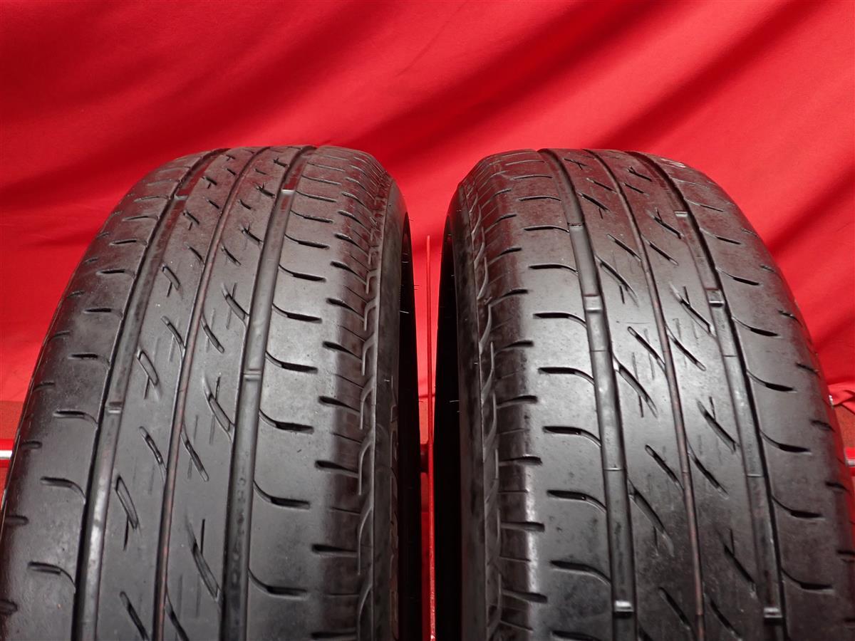 中古タイヤ 175/65R15 84S 2本セット ブリヂストン ネクストリー BRIDGESTONE NEXTRY 6.5分山★n15 アクア スペイド フィット キューブ_画像1