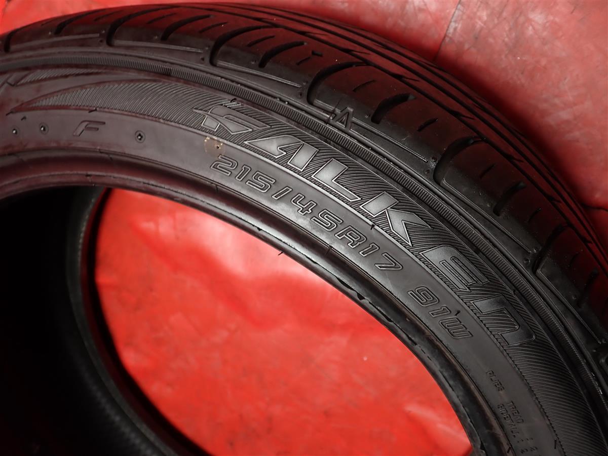 中古タイヤ 215/45R17 91W 2本セット ファルケン ジークス ZE914 F FALKEN ZIEX ZE914 F 7.5分山★n17 レガシィ インプレッサ BRZ 86_画像9