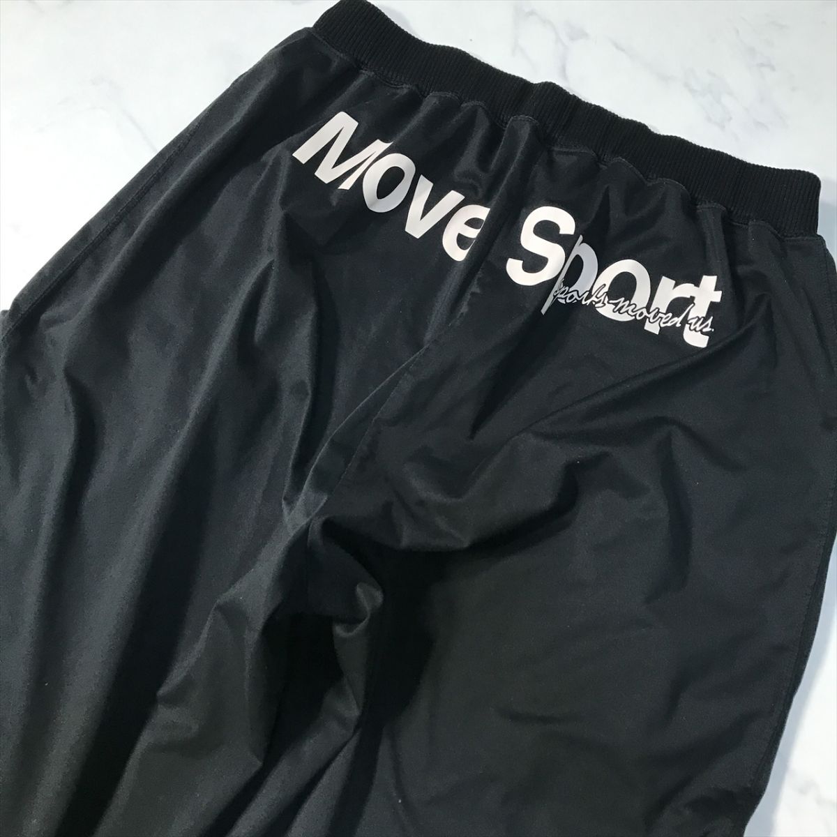 《良品◎》DESCENTE デサント★MOVE SPORT*セットアップ*ジャージ*ブラック*サイズ0(MA6319)◆S80の画像8