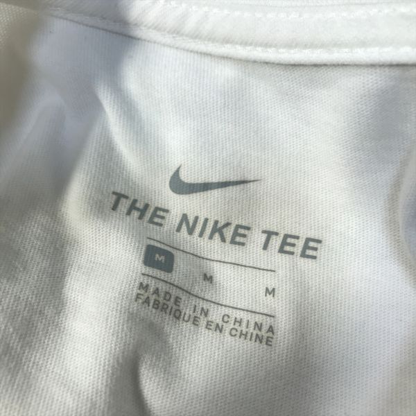 《良品◎》NIKE ナイキ★ビッグロゴ*半袖*ジェットスキー*トカゲ*イラストTシャツ*カットソー*ホワイト*サイズM(MS2733)◆YP_画像5