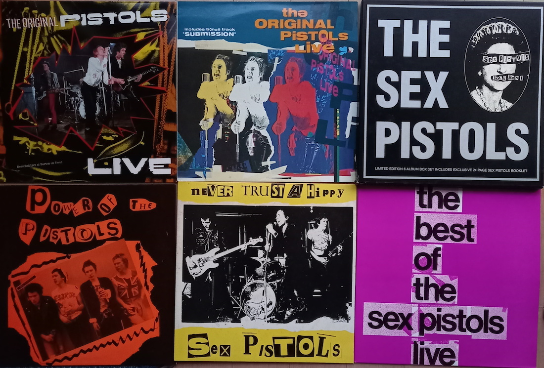 ♪ レア LP 5枚 BOX SET まとめて セット LP Sex Pistols Jock Box 1 JOCKBOX1 セックス・ピストルズ LIVE の画像1