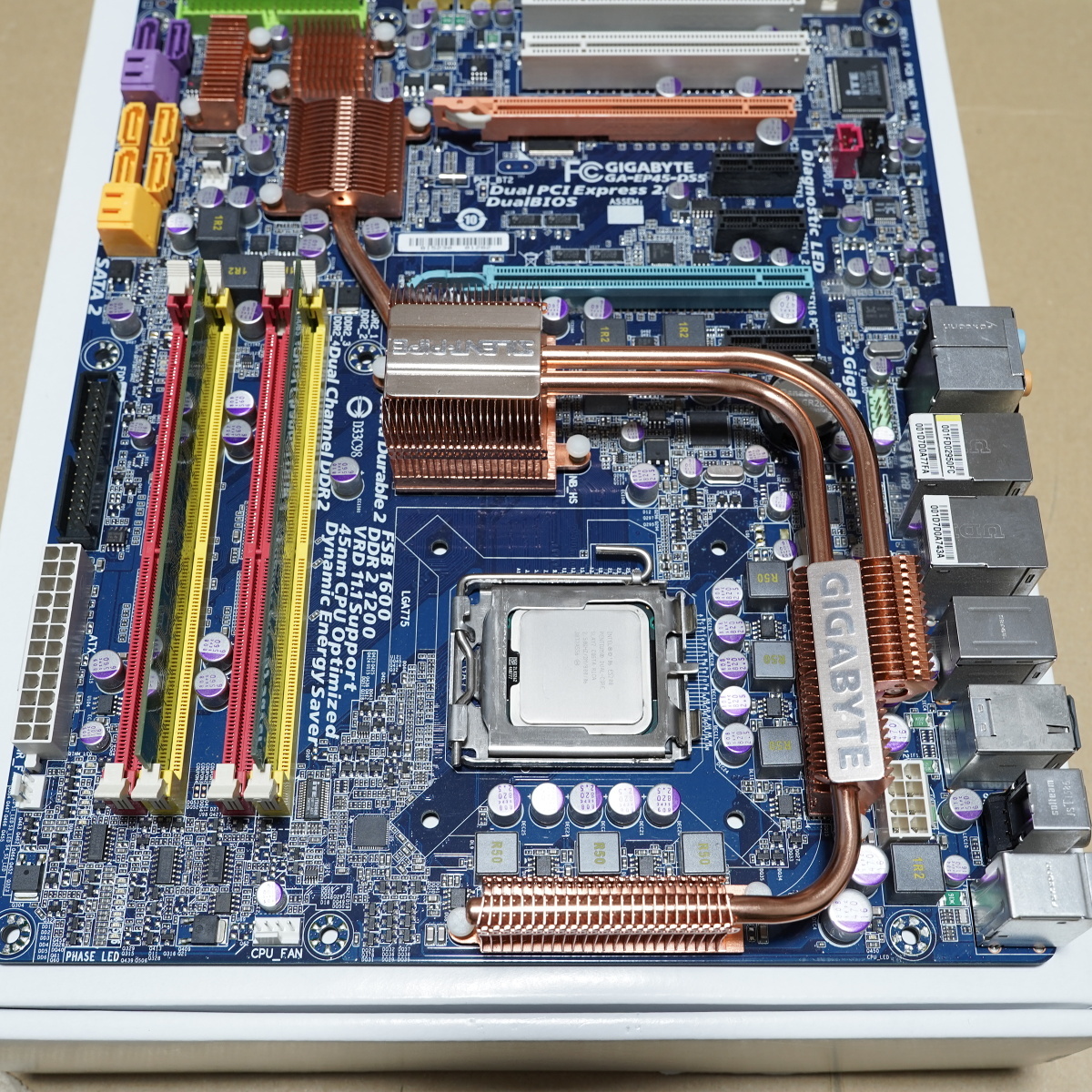 GYGABYTE EP45-DS5 / Pentium Dual-Core E5200 LGA775_画像4
