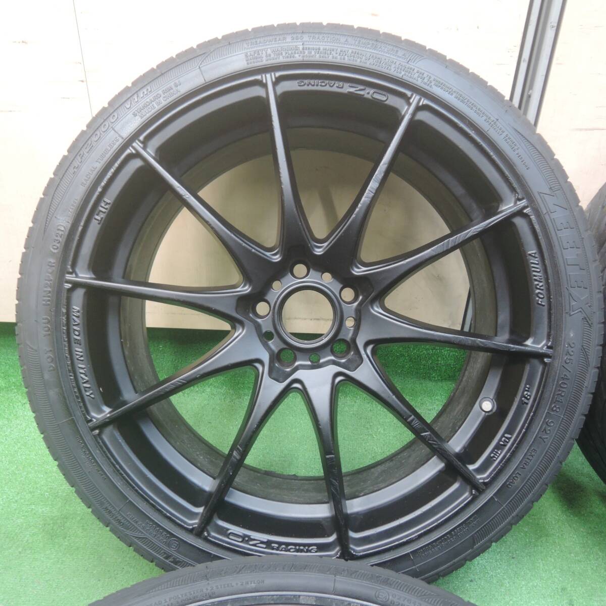 *送料無料* 4本★86 BRZ等 O・Z RACING FORMULA HLT 225/40R18 ハンコック V12 evo ジーテックス HP2000 vfm PCD100/5H★4033004SYノ_画像2