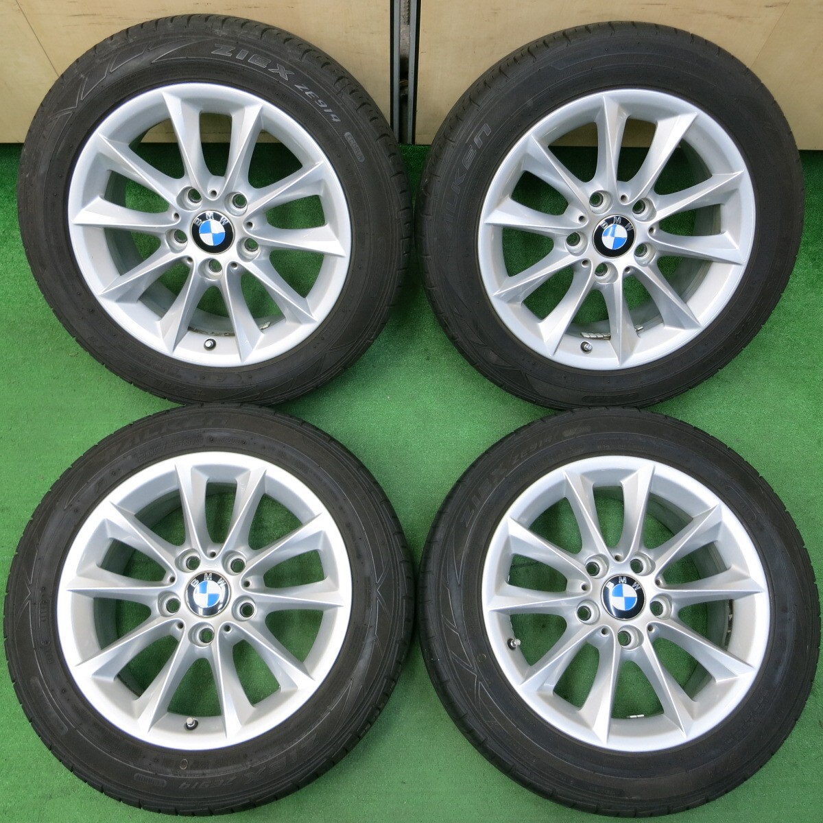 *送料無料* バリ溝！20年！キレイ！9.5分★BMW 1シリーズ F20 純正 205/55R16 ファルケン ZIEX ZE914 16インチ PCD120/5H★4033007イノ_画像1