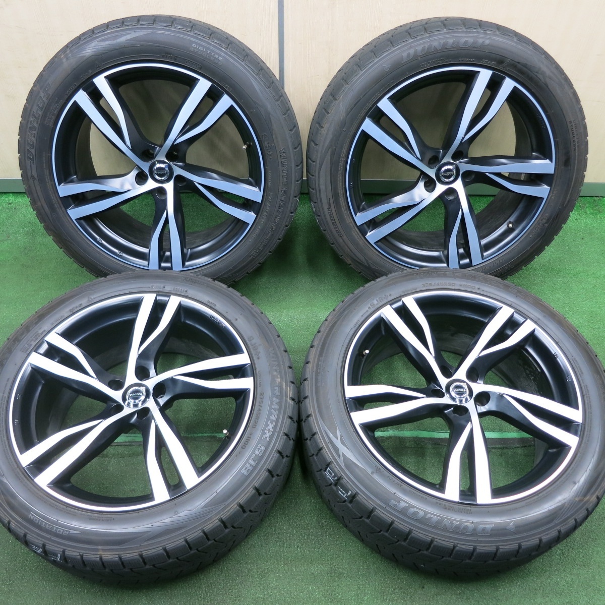 *送料無料* バリ溝！21年！キレイ！9分★ボルボ 等 MAK ストックホルム 275/45R20 スタッドレス ダンロップ SJ8 PCD108/5H★4032901NJス_画像1