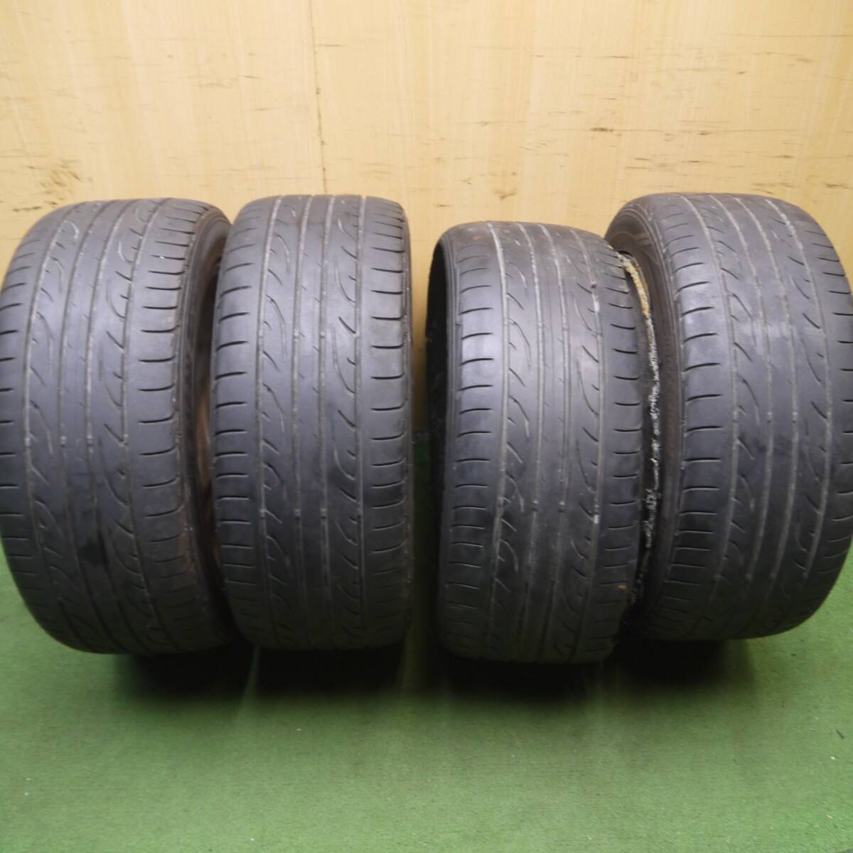 *送料無料* 4本価格★アウディ 等 ENKEI PF01 245/45R17 ダンロップ ルマン LM704 エンケイ 17インチ PCD112/5H★4042404Hノ_画像8