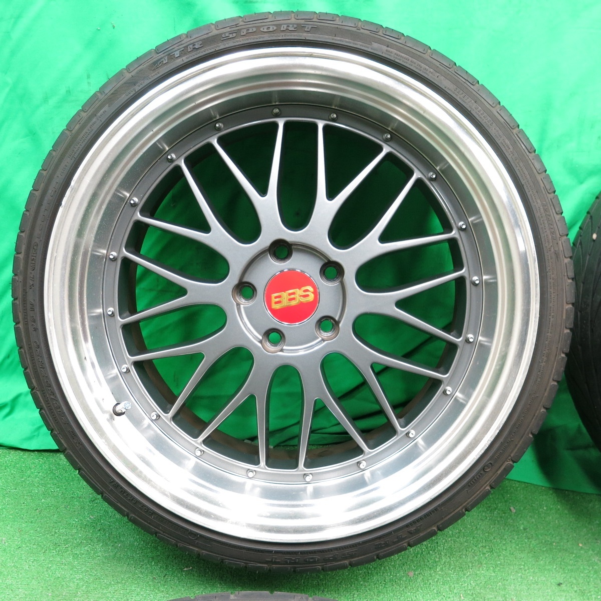 *送料無料* バリ溝！9分★MARCATO BBS LM タイプ 245/35R20 ATR SPORT ECOTECH ピンソ SP91 20インチ PCD114.3/5H★4042304ナノ_画像2