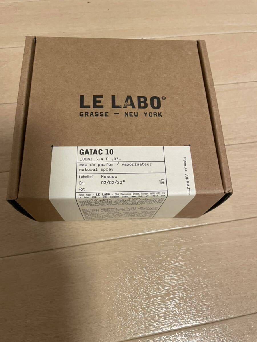 LE LABO ルラボ GAIAC10 ガイアック10 オードパルファム　新品 100ml _画像1