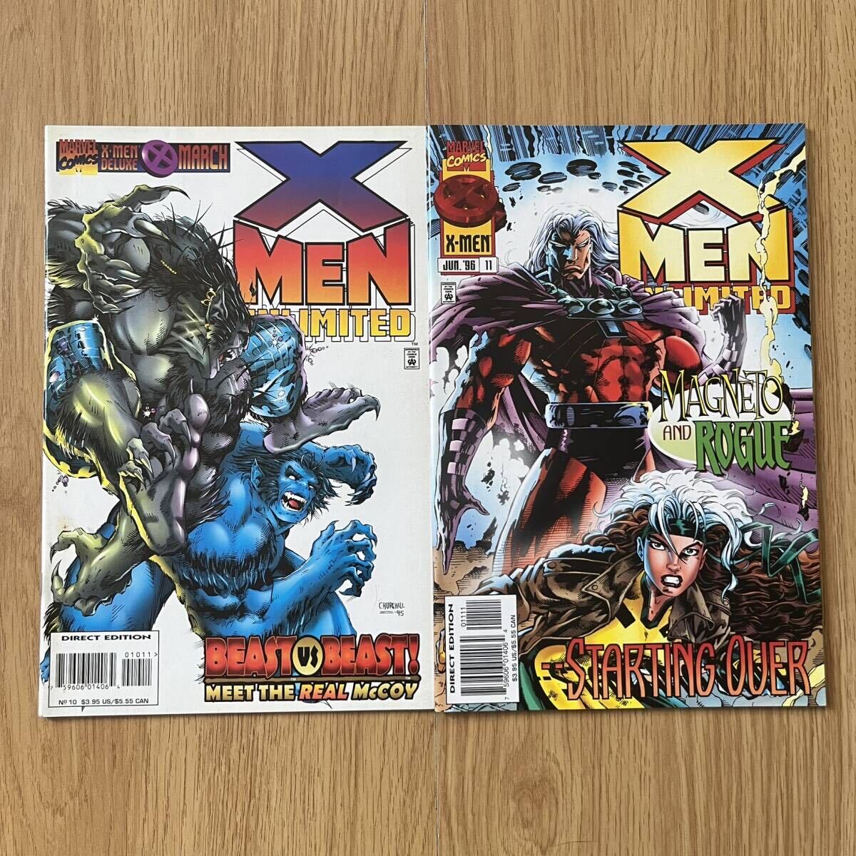 X-MEN UNLIMITED American Comics leaf 4 шт. комплект X-MEN \'97 Magneto Rogue low g X men Marvel Comicsma- bell комиксы иностранная книга английский язык 