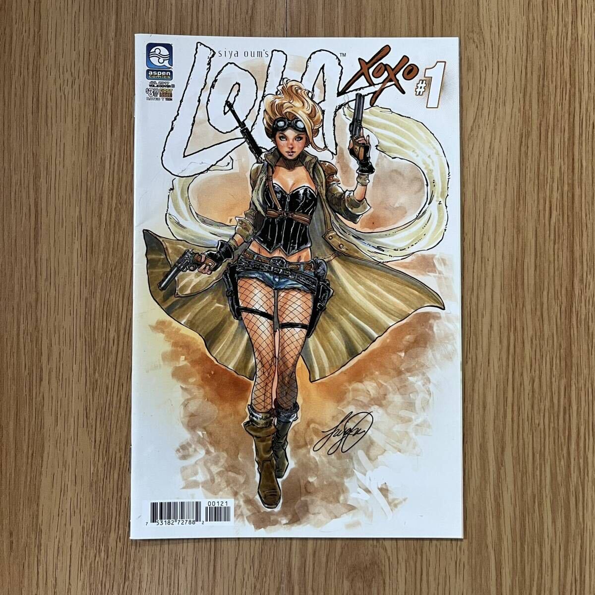 Lola xoxo #1 Американский комикс лист Aspen Comics DC Marvel Marvel Comics American Comics Engliss Comics Western Book English